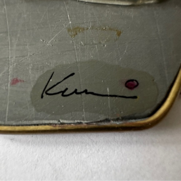 Artisan Designed Signed Antique Watch Parts Elgin Gruen Steampunk Brooch Pin - Picture 7 of 15